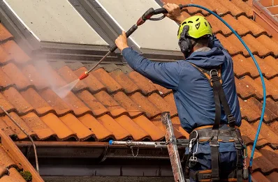 Démoussage et hydrofuge de toiture à Lupersat